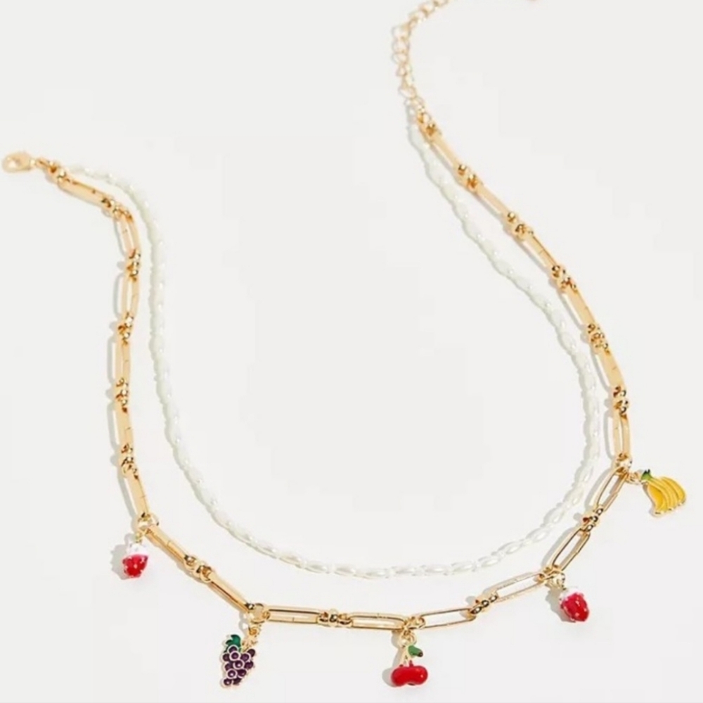 NWT Free People Amalfi double layered Necklace Choker